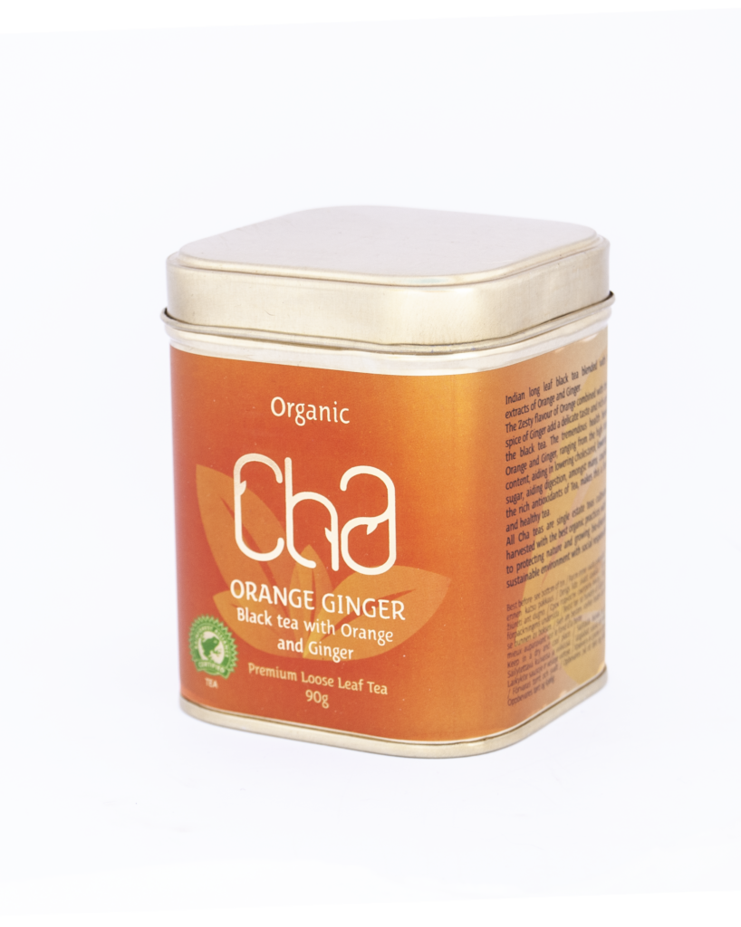 Cha Orange Ginger Black 90g Cha Organic Tea for All